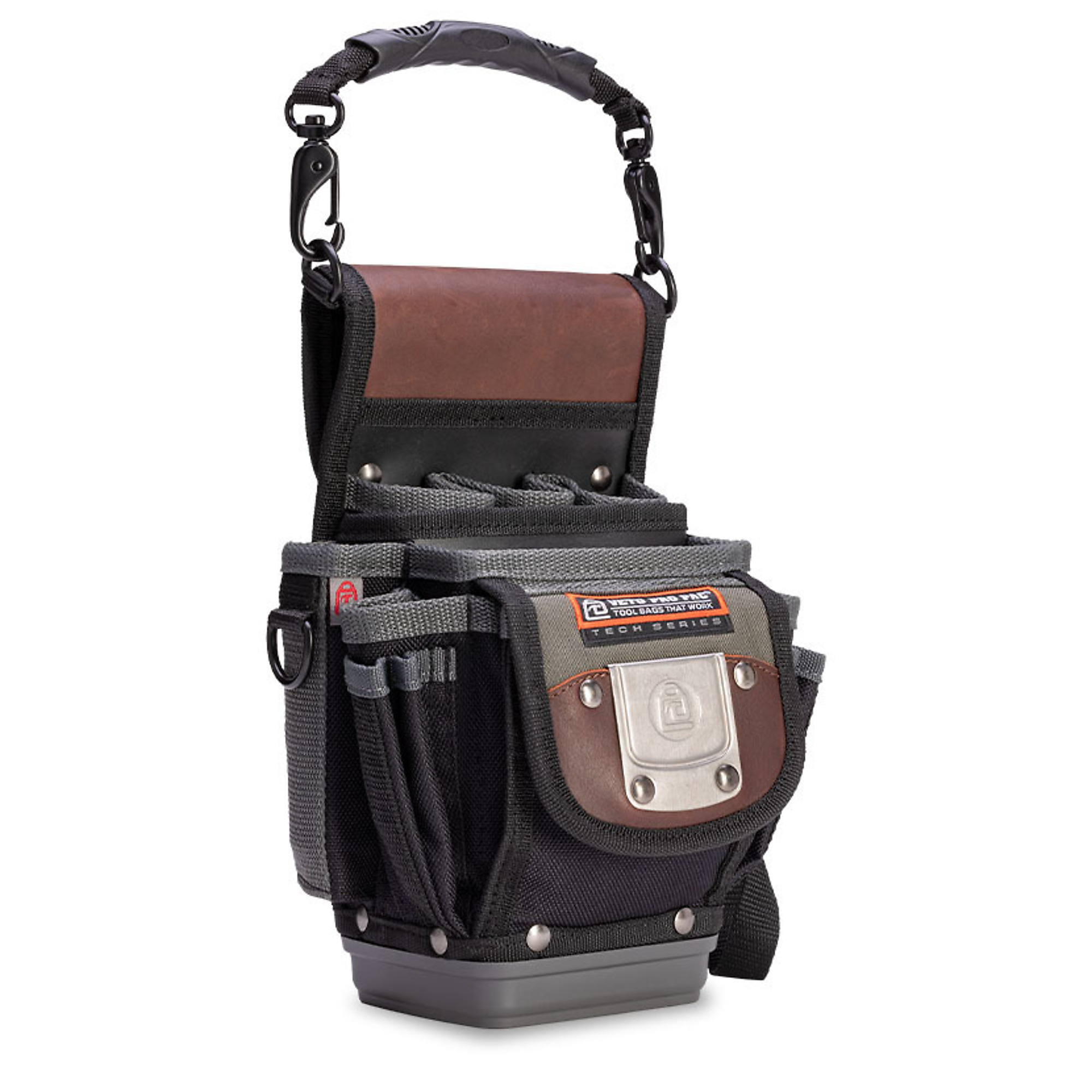 Veto Pro Pac Three-Pocket Small Tool Pouch — Injection Molded Base, Clip-On, Model# TP3B